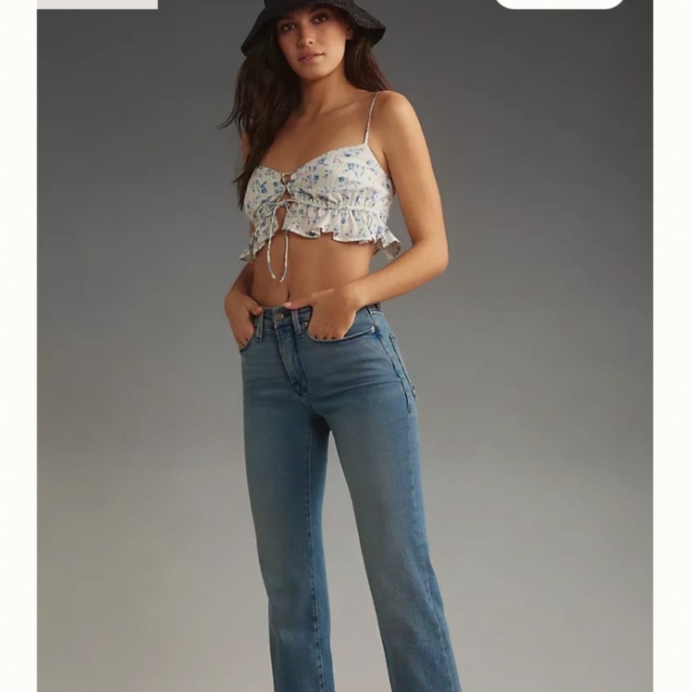 Good American good petite straight jeans
